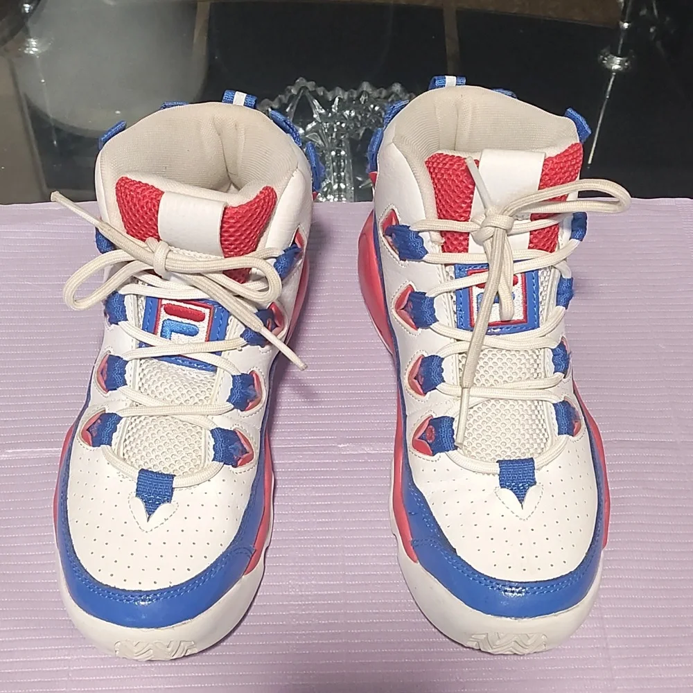 Fila Kids Red, White, and Blue Sneakers